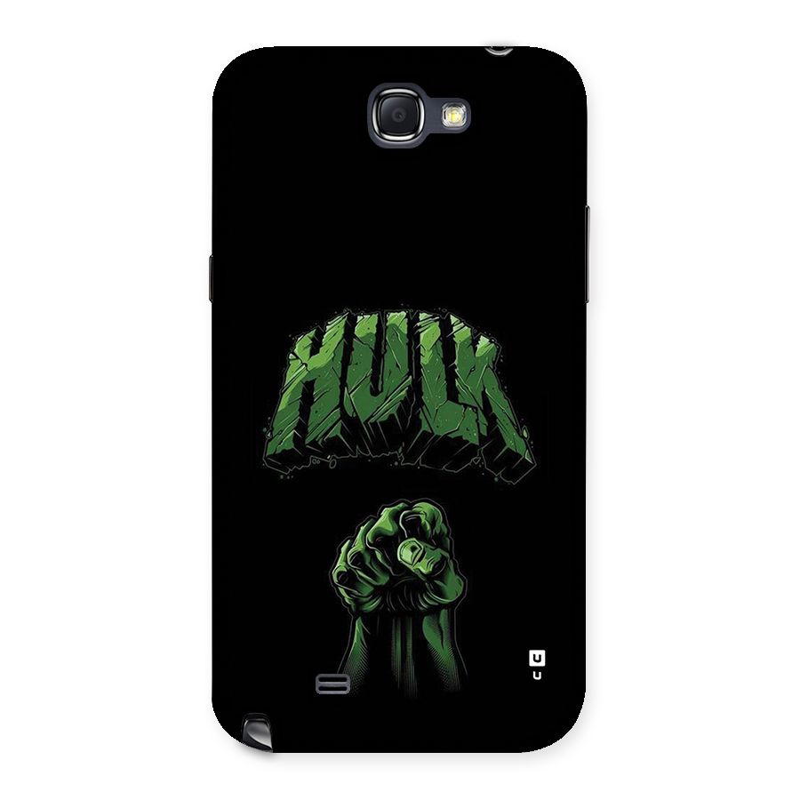 Green Punch Back Case for Galaxy Note 2