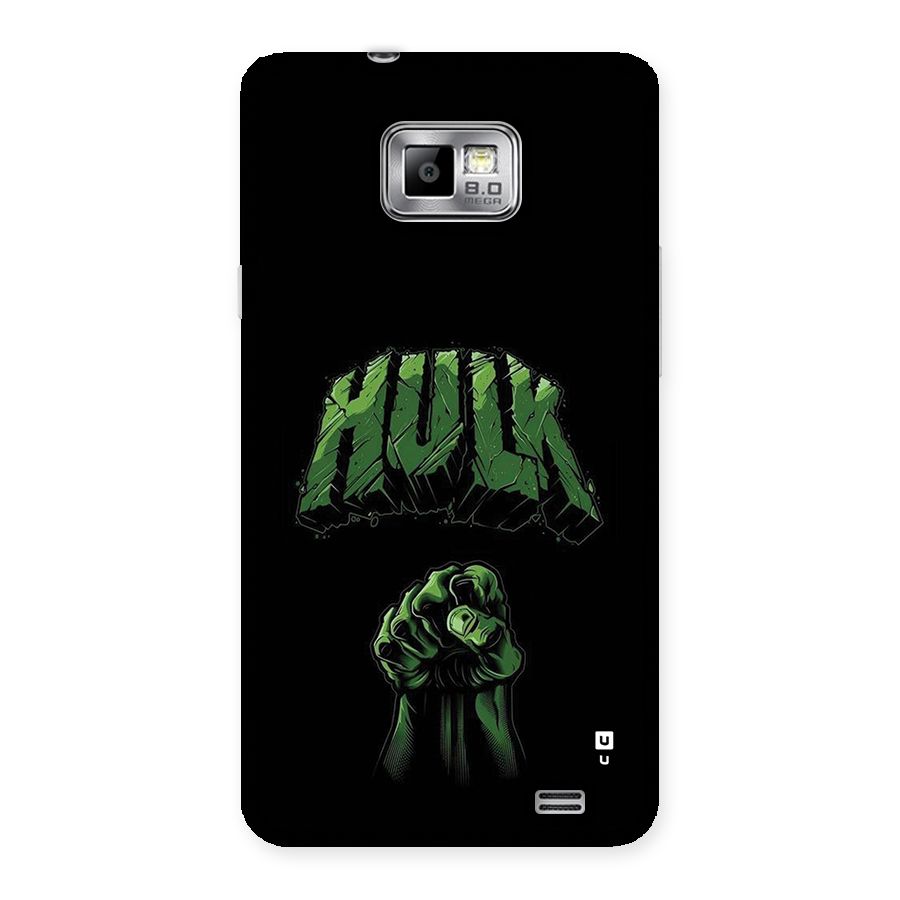 Green Punch Back Case for Galaxy S2