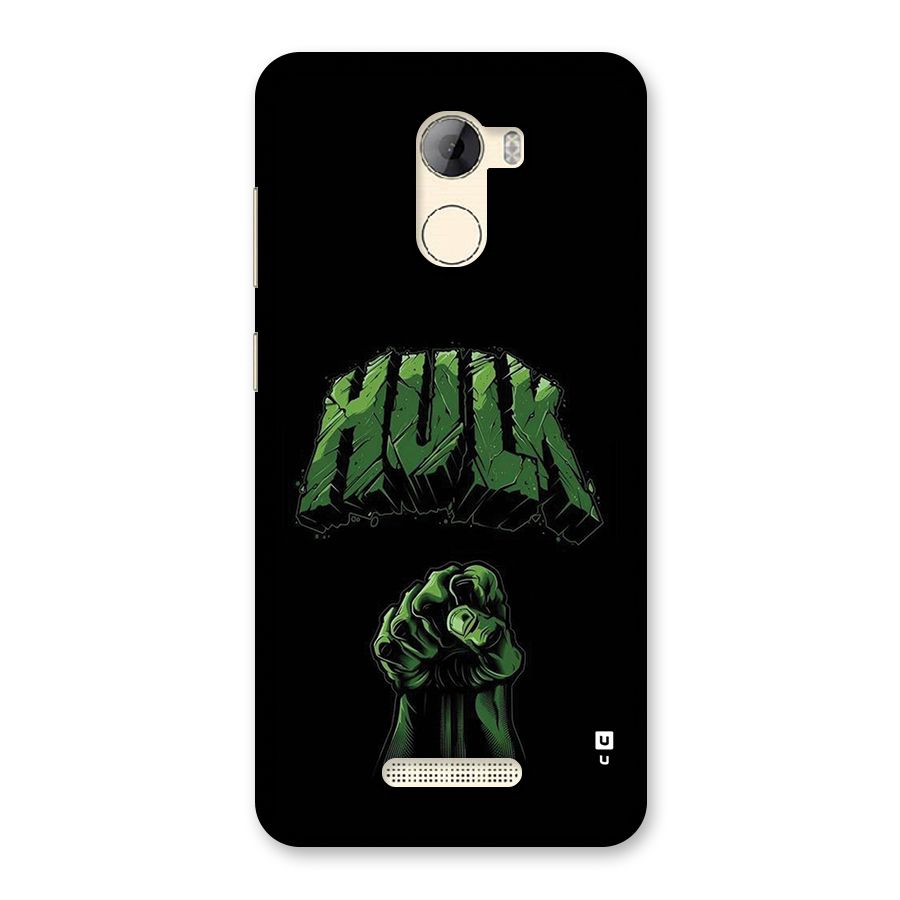 Green Punch Back Case for Gionee A1 LIte