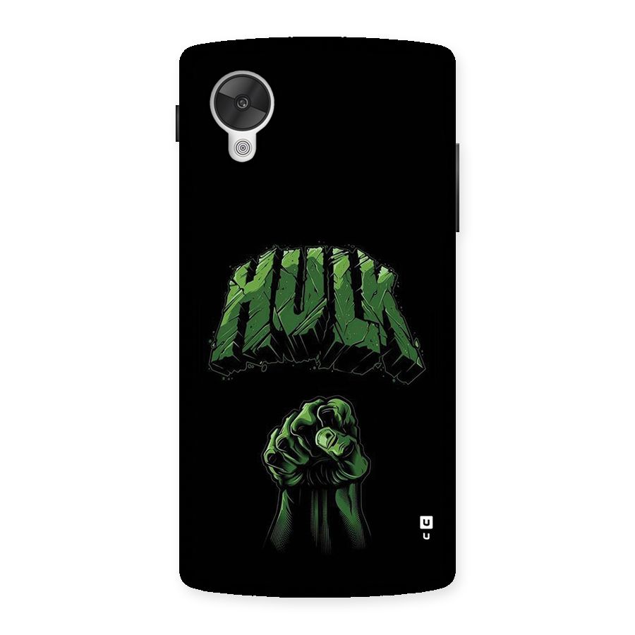 Green Punch Back Case for Google Nexus 5