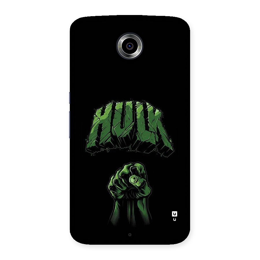 Green Punch Back Case for Google Nexus 6