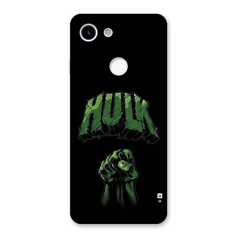 Green Punch Back Case for Google Pixel 3