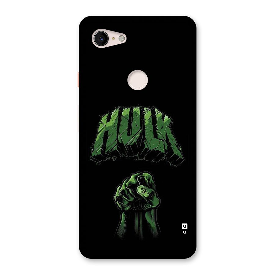 Green Punch Back Case for Google Pixel 3 XL