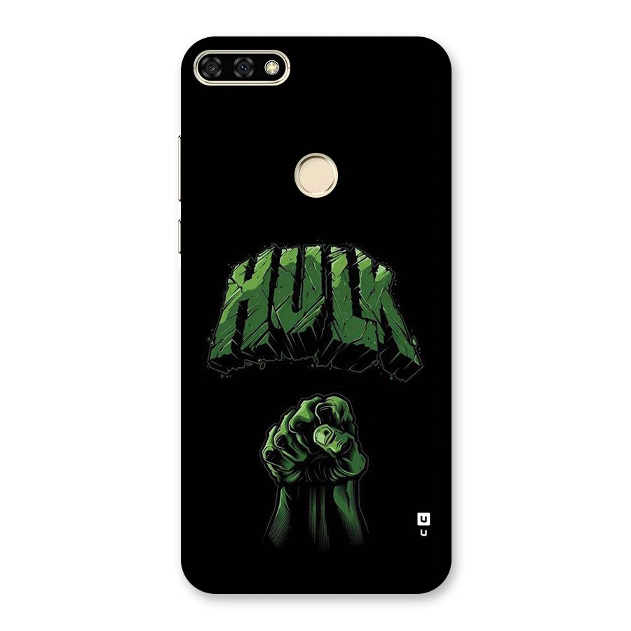 Green Punch Back Case for Honor 7A