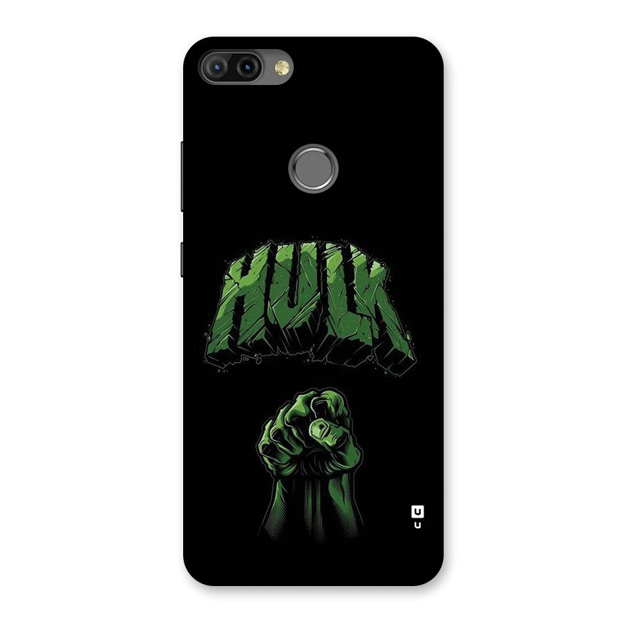 Green Punch Back Case for Infinix Hot 6 Pro
