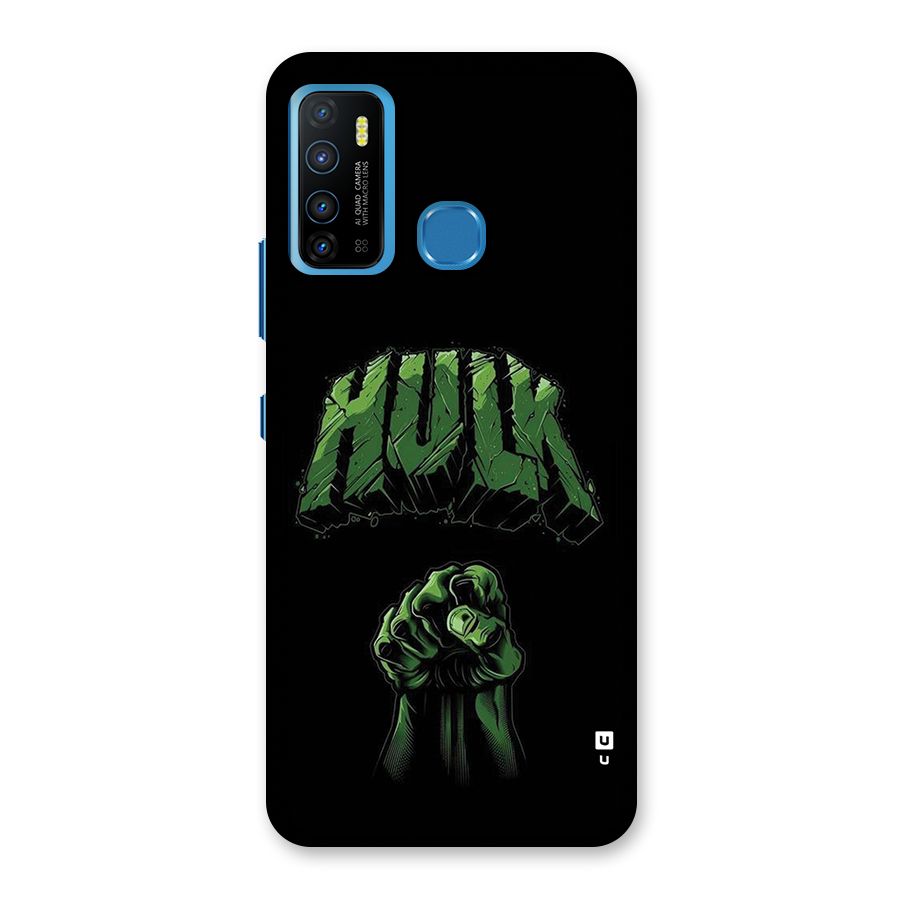 Green Punch Back Case for Infinix Hot 9