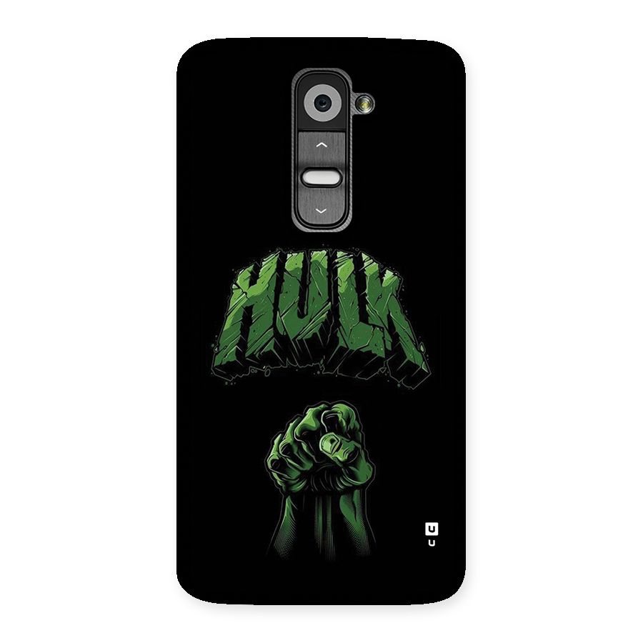 Green Punch Back Case for LG G2