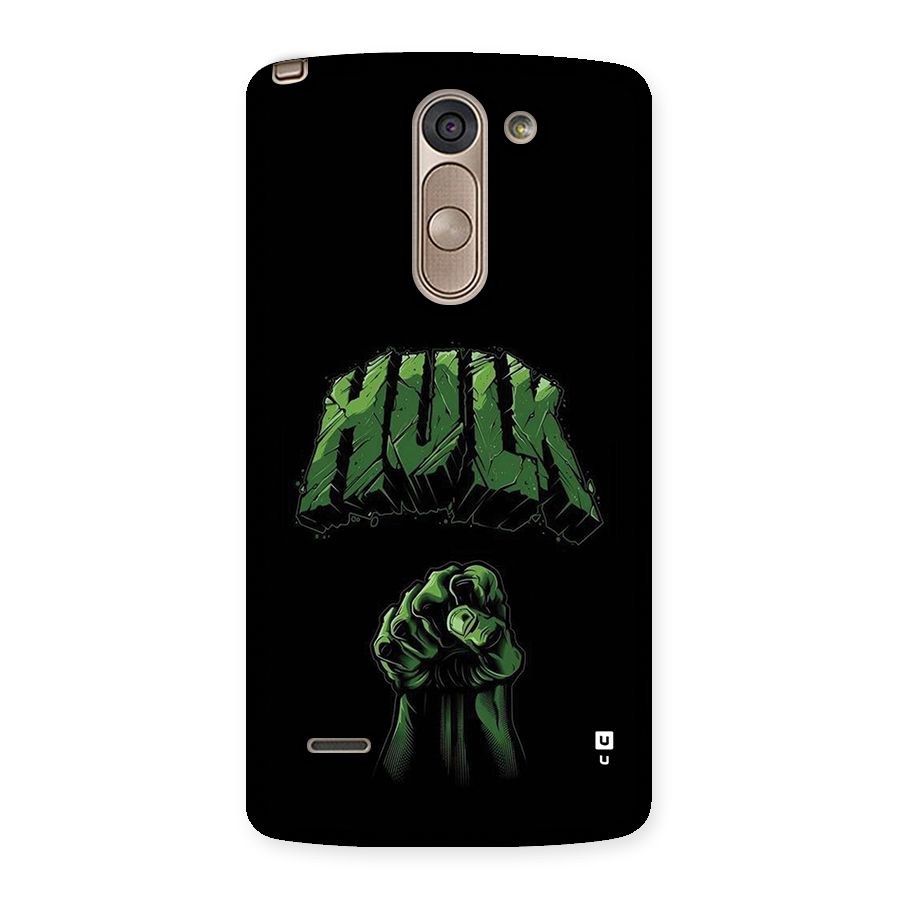 Green Punch Back Case for LG G3 Stylus