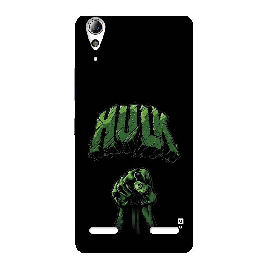 Green Punch Back Case for Lenovo A6000