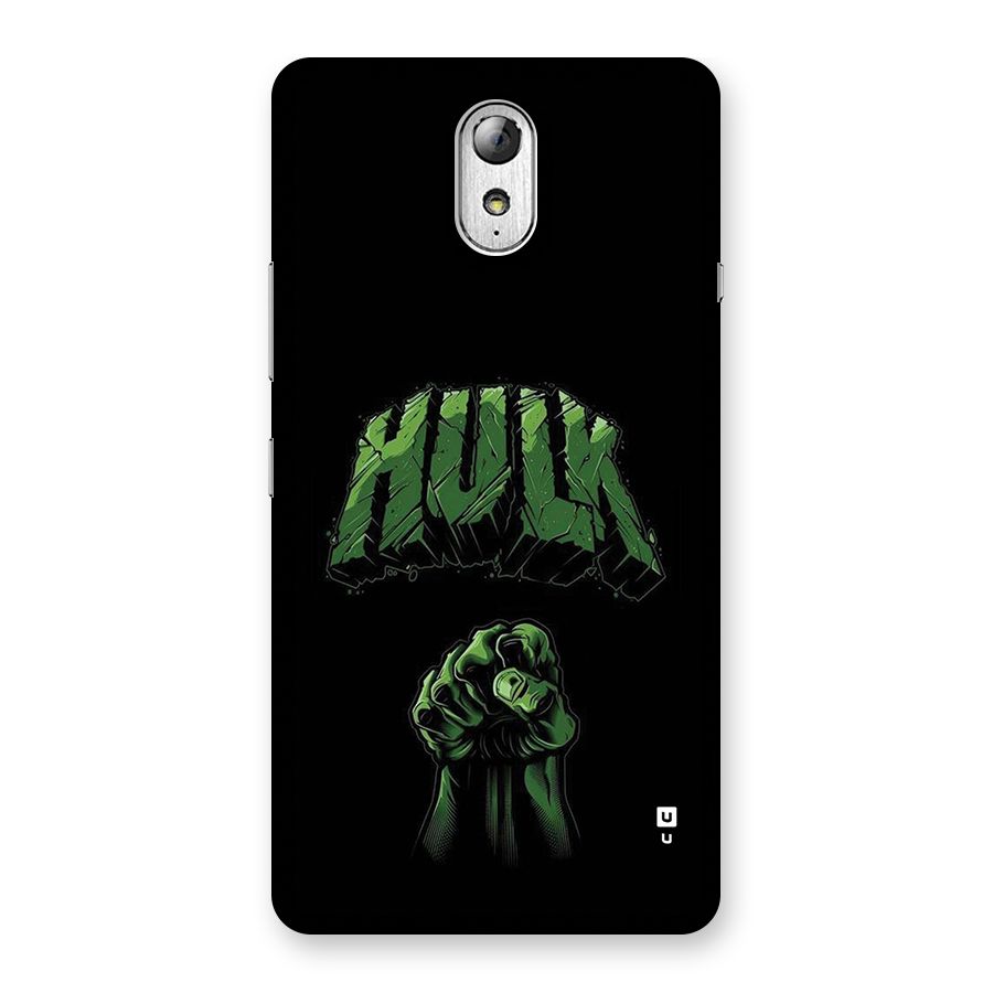 Green Punch Back Case for Lenovo Vibe P1M