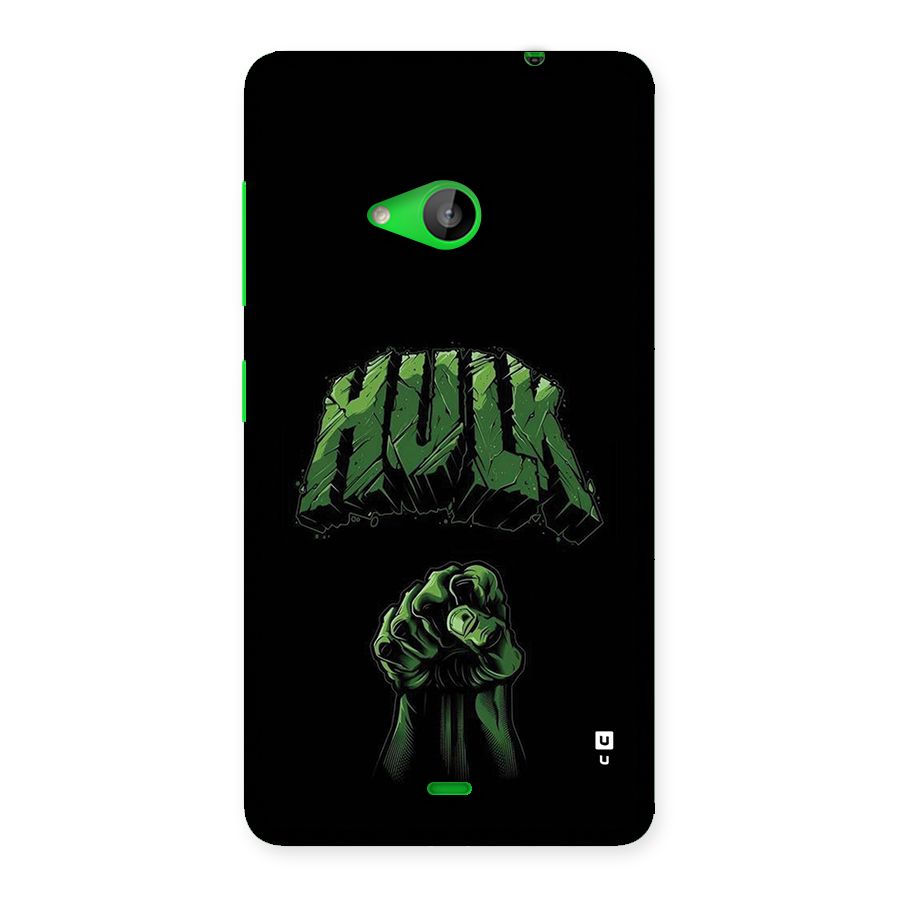 Green Punch Back Case for Lumia 535