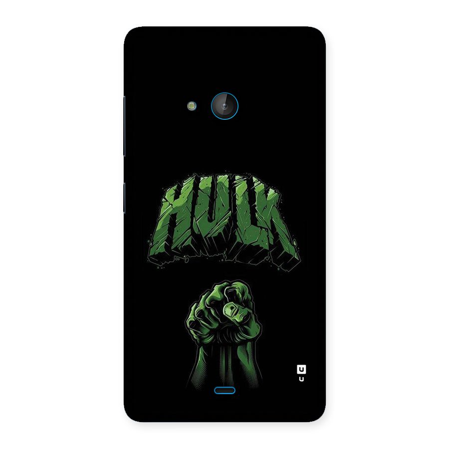 Green Punch Back Case for Lumia 540