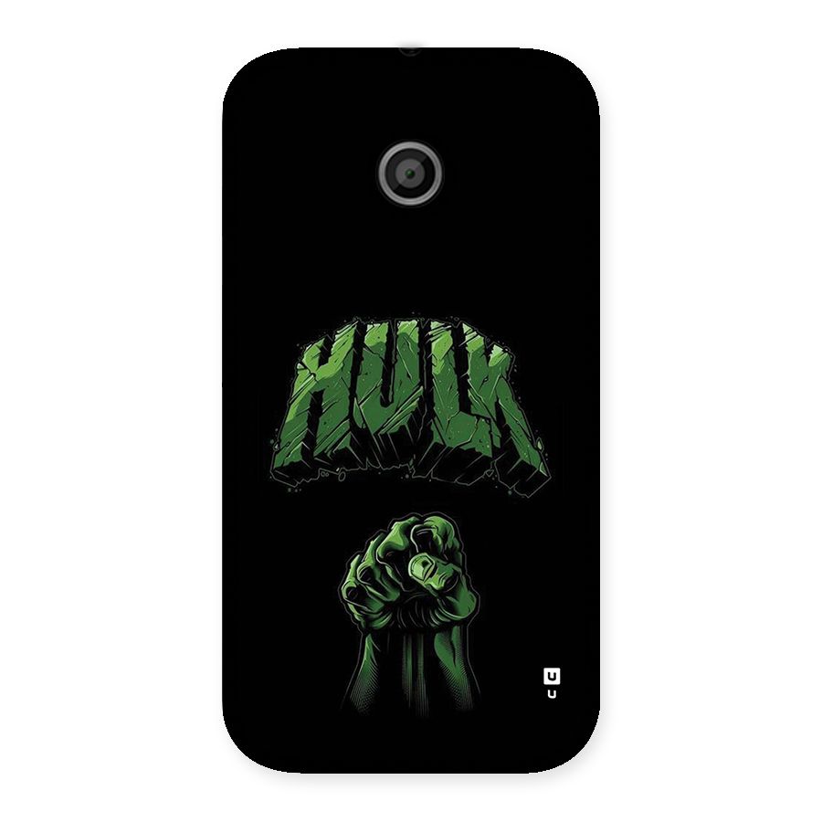 Green Punch Back Case for Moto E