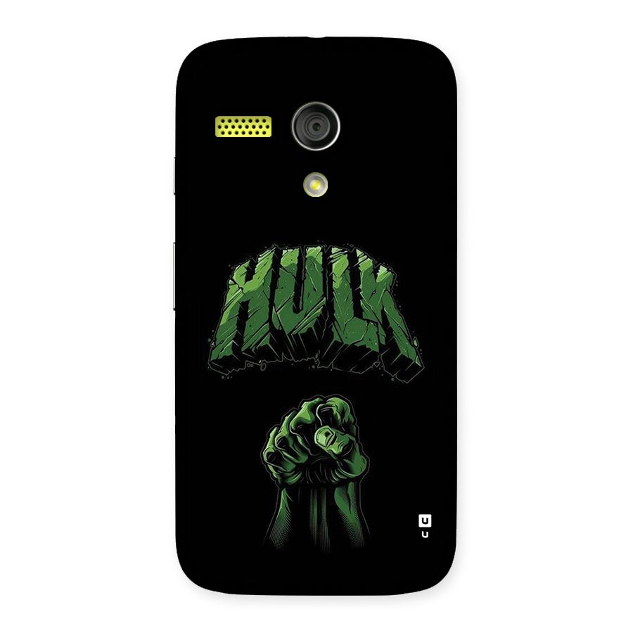 Green Punch Back Case for Moto G