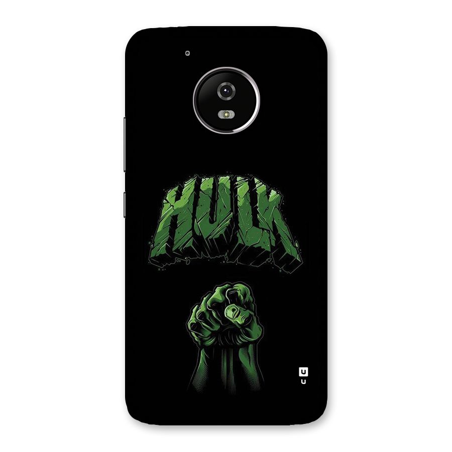 Green Punch Back Case for Moto G5