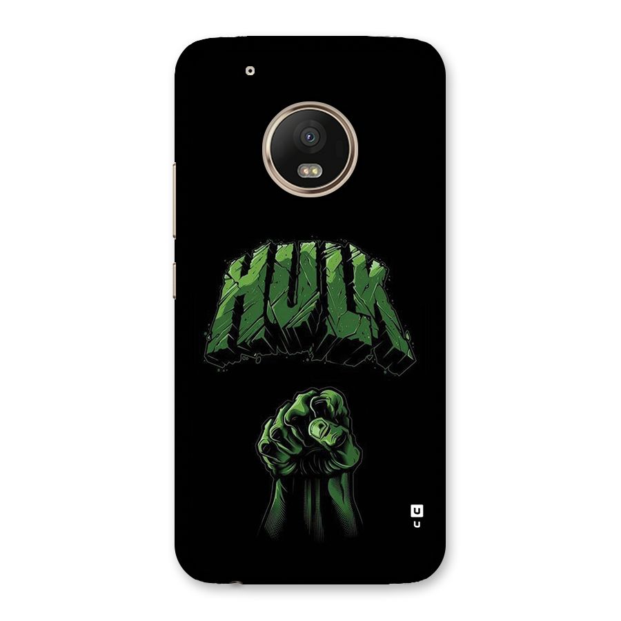 Green Punch Back Case for Moto G5 Plus