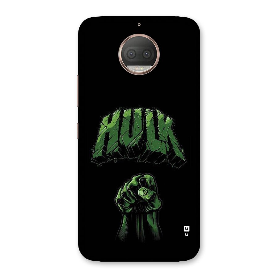 Green Punch Back Case for Moto G5s Plus
