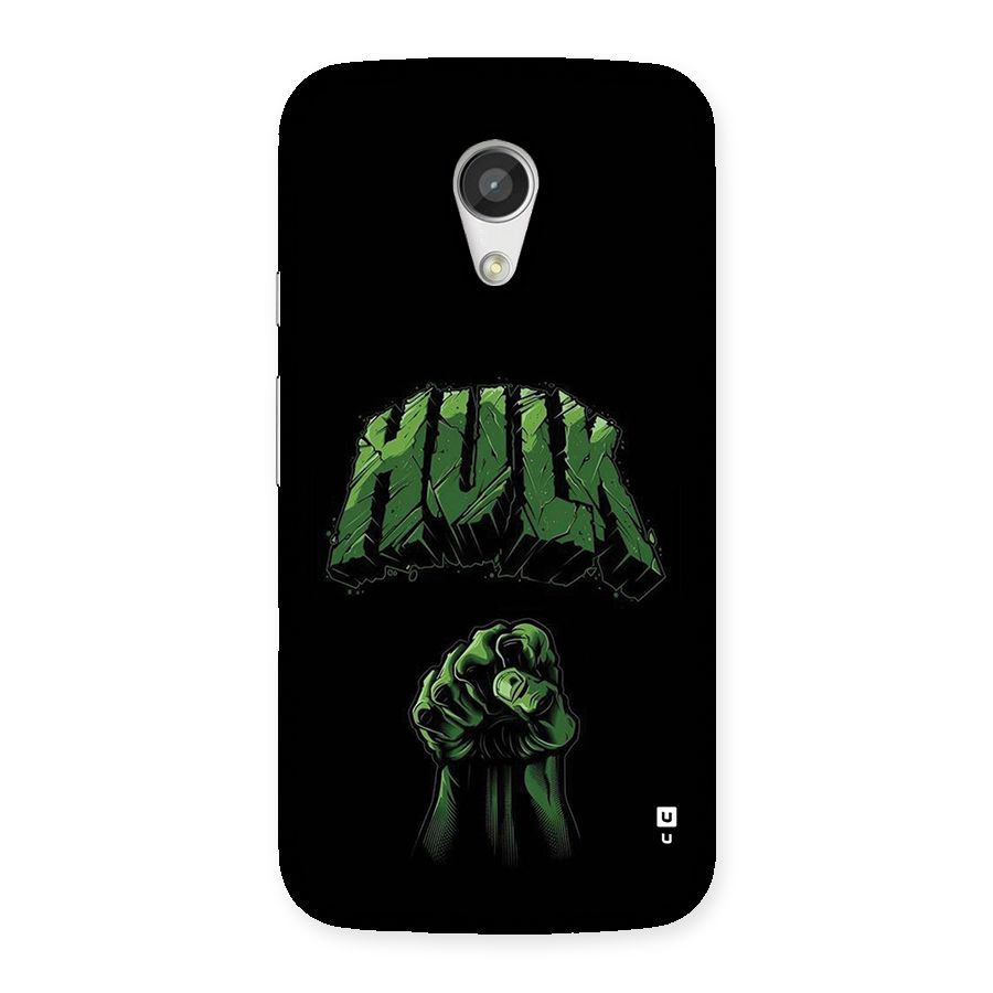 Green Punch Back Case for Moto G 2nd Gen