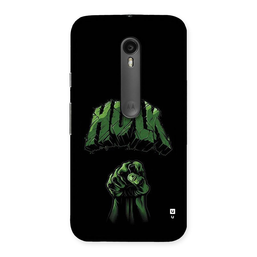 Green Punch Back Case for Moto G Turbo