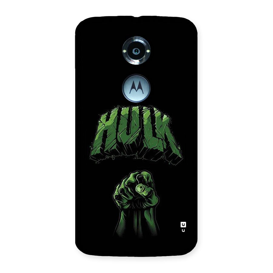 Green Punch Back Case for Moto X2