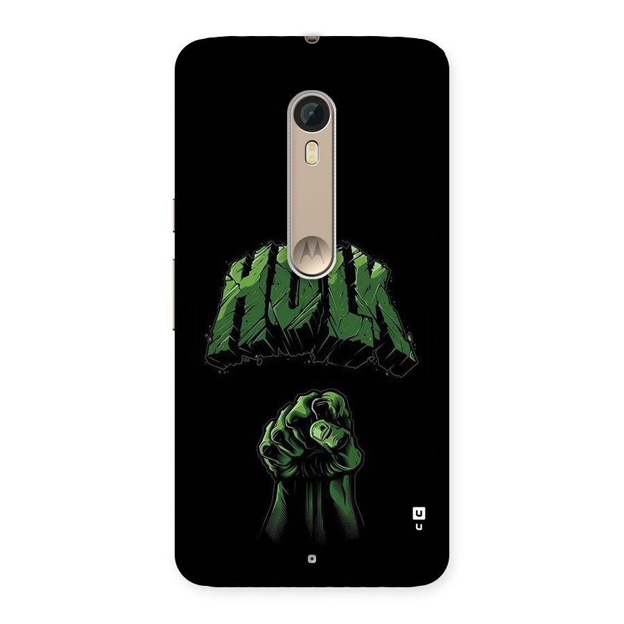 Green Punch Back Case for Moto X Style