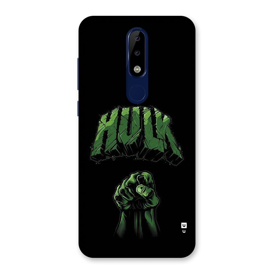Green Punch Back Case for Nokia 5.1 Plus