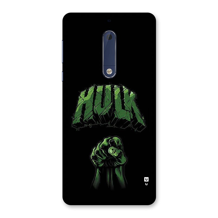 Green Punch Back Case for Nokia 5