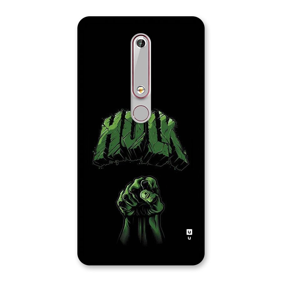 Green Punch Back Case for Nokia 6.1