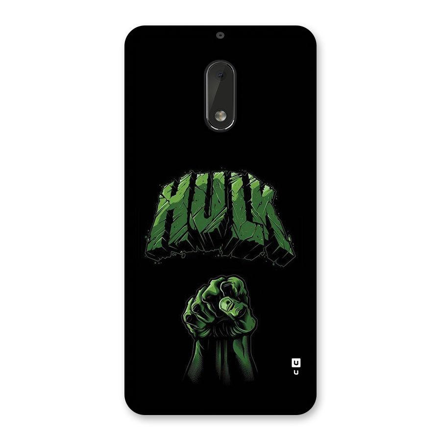 Green Punch Back Case for Nokia 6