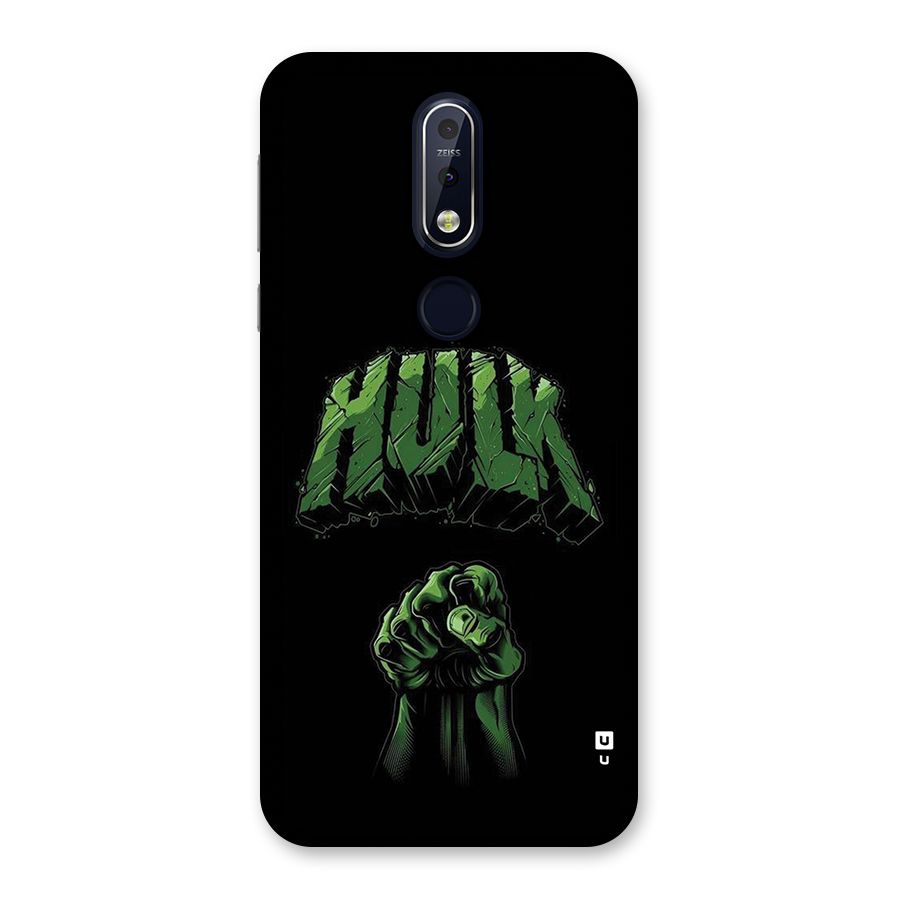 Green Punch Back Case for Nokia 7.1