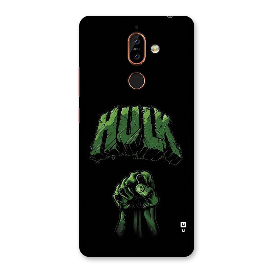 Green Punch Back Case for Nokia 7 Plus