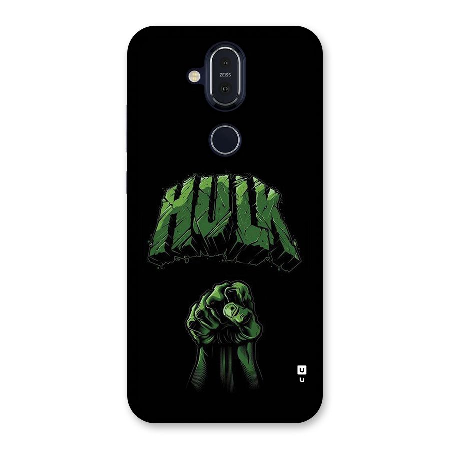 Green Punch Back Case for Nokia 8.1