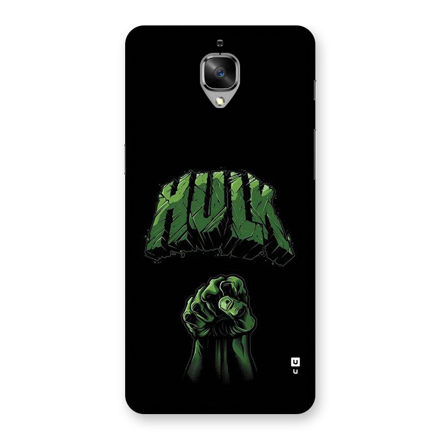 Green Punch Back Case for OnePlus 3