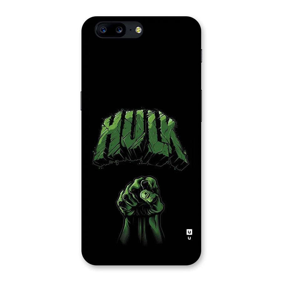 Green Punch Back Case for OnePlus 5