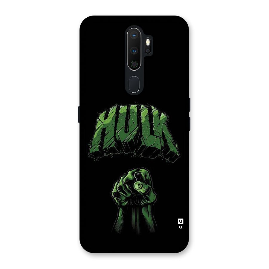 Green Punch Back Case for Oppo A5 (2020)