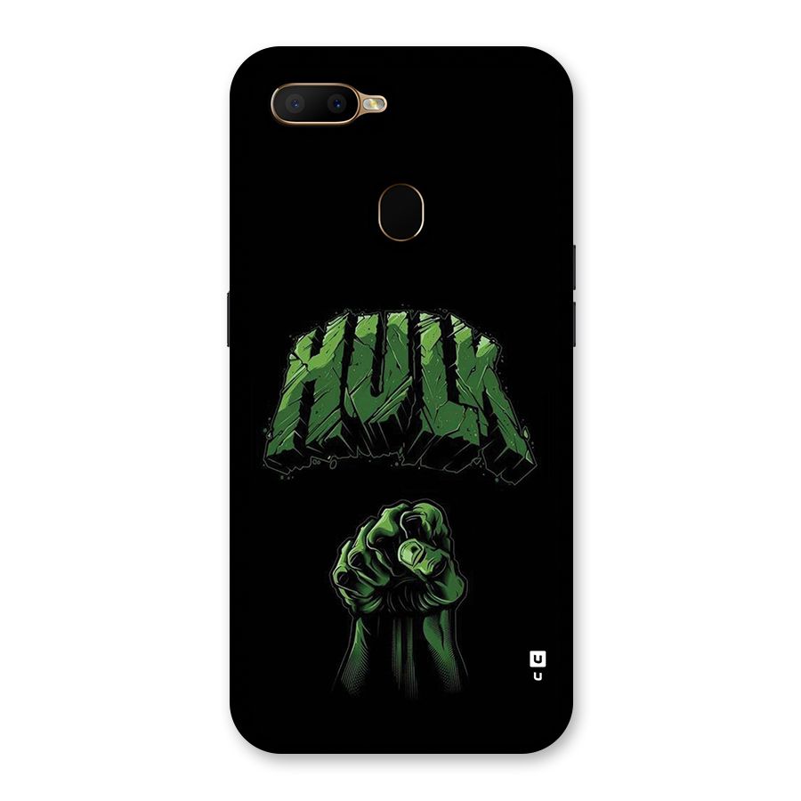 Green Punch Back Case for Oppo A5s