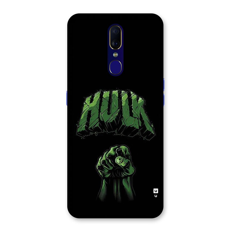 Green Punch Back Case for Oppo A9