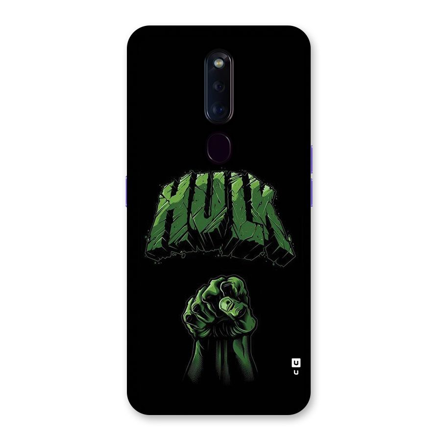 Green Punch Back Case for Oppo F11 Pro