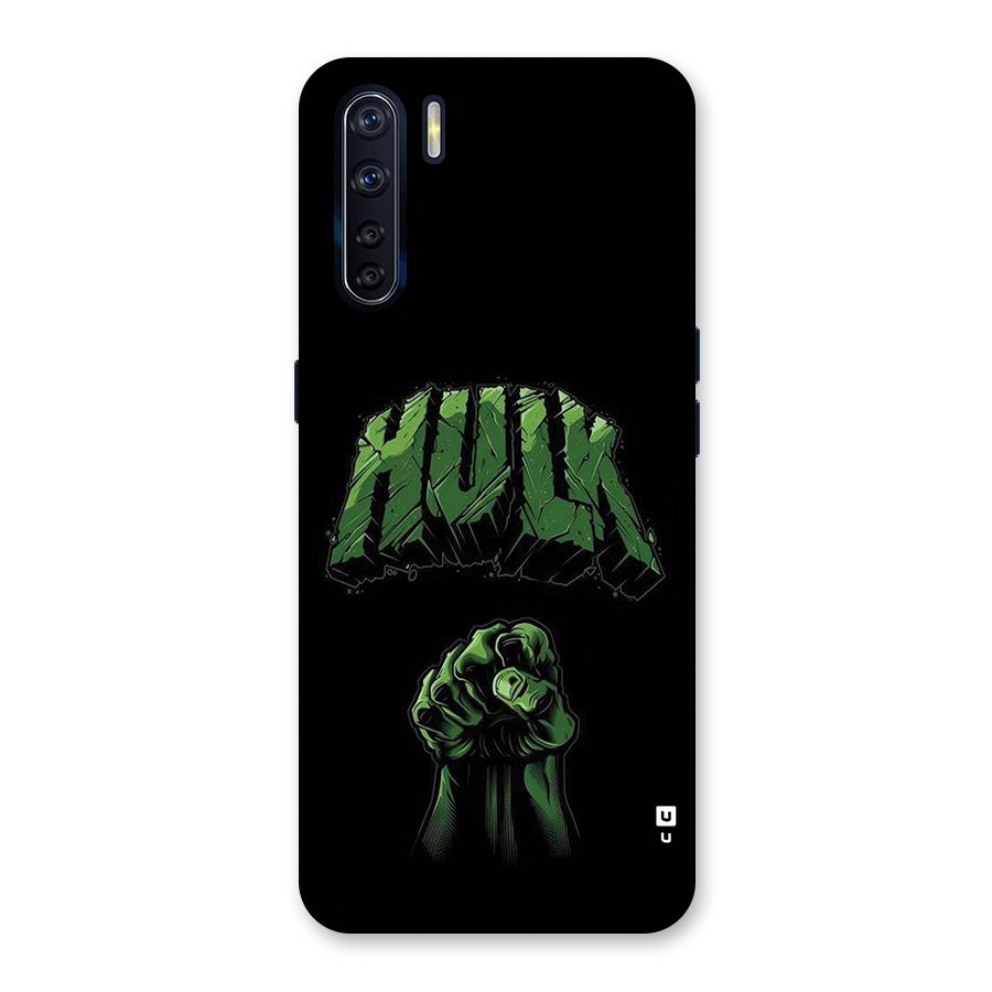 Green Punch Back Case for Oppo F15