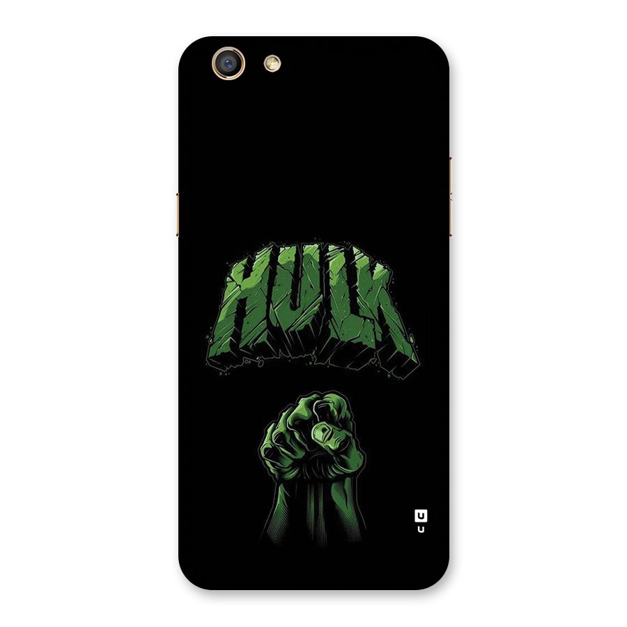 Green Punch Back Case for Oppo F3