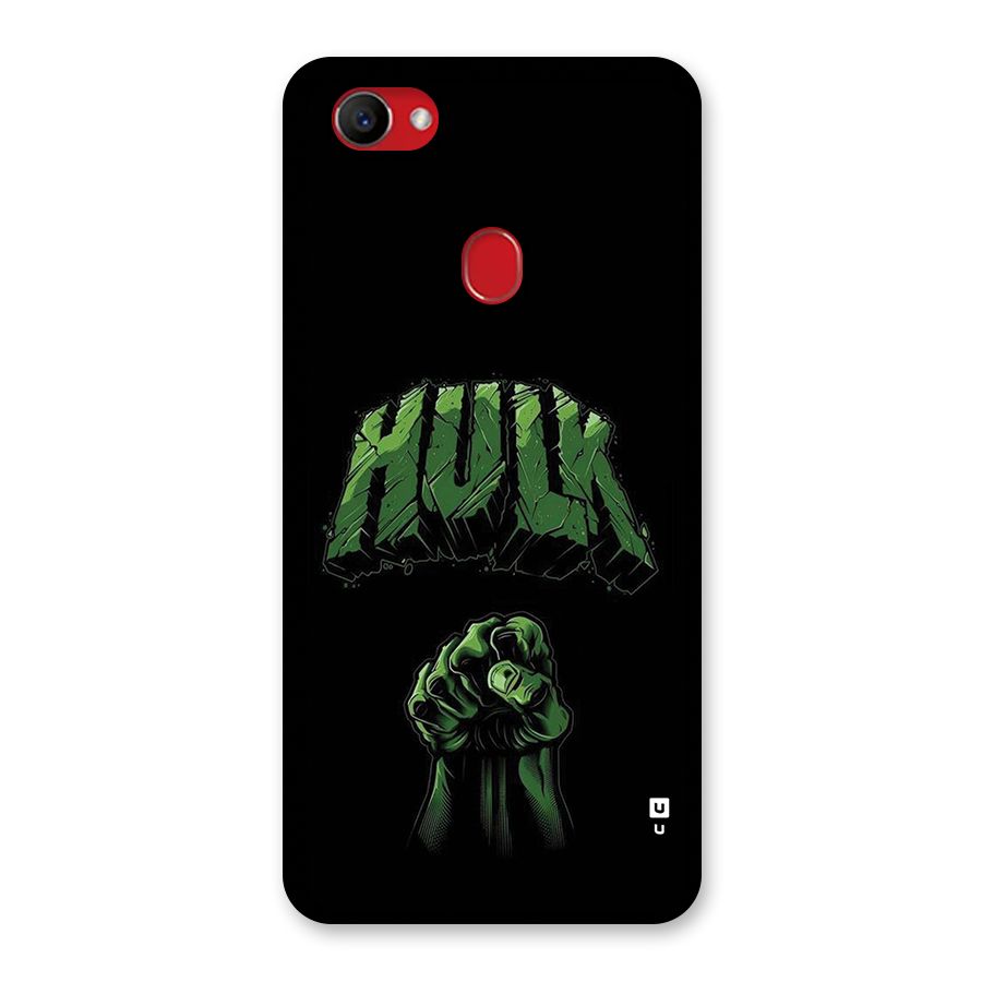 Green Punch Back Case for Oppo F7