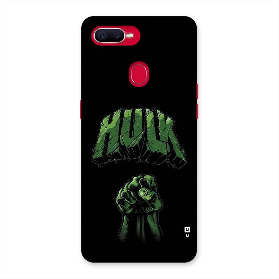 Green Punch Back Case for Oppo F9 Pro