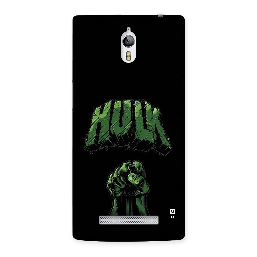 Green Punch Back Case for Oppo Find 7