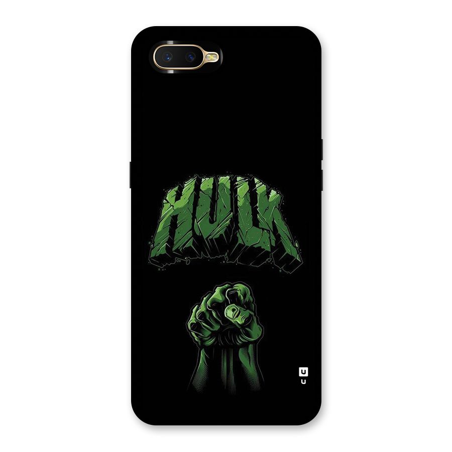 Green Punch Back Case for Oppo K1