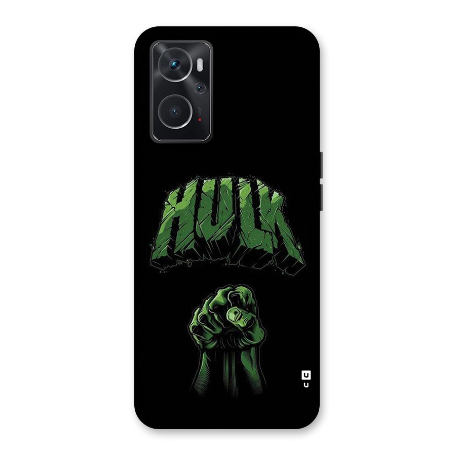 Green Punch Back Case for Oppo K10 4G