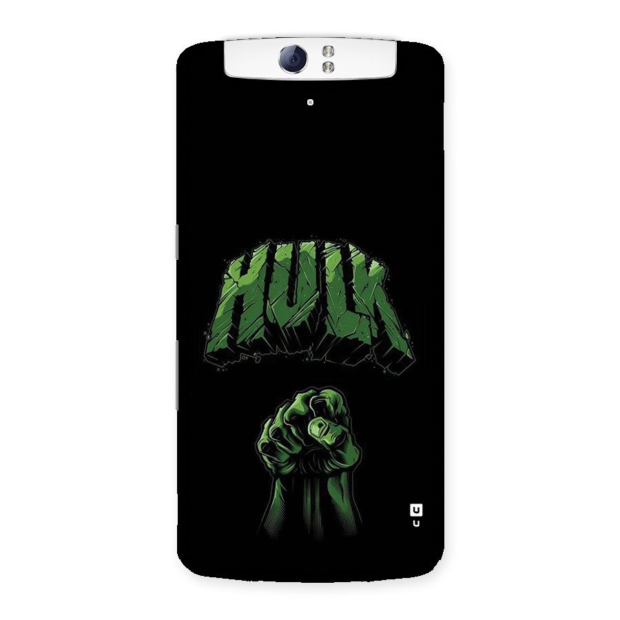 Green Punch Back Case for Oppo N1