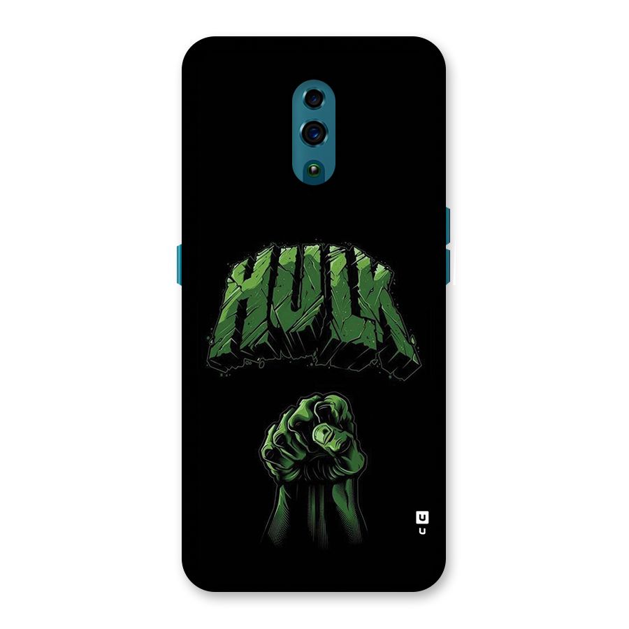 Green Punch Back Case for Oppo Reno