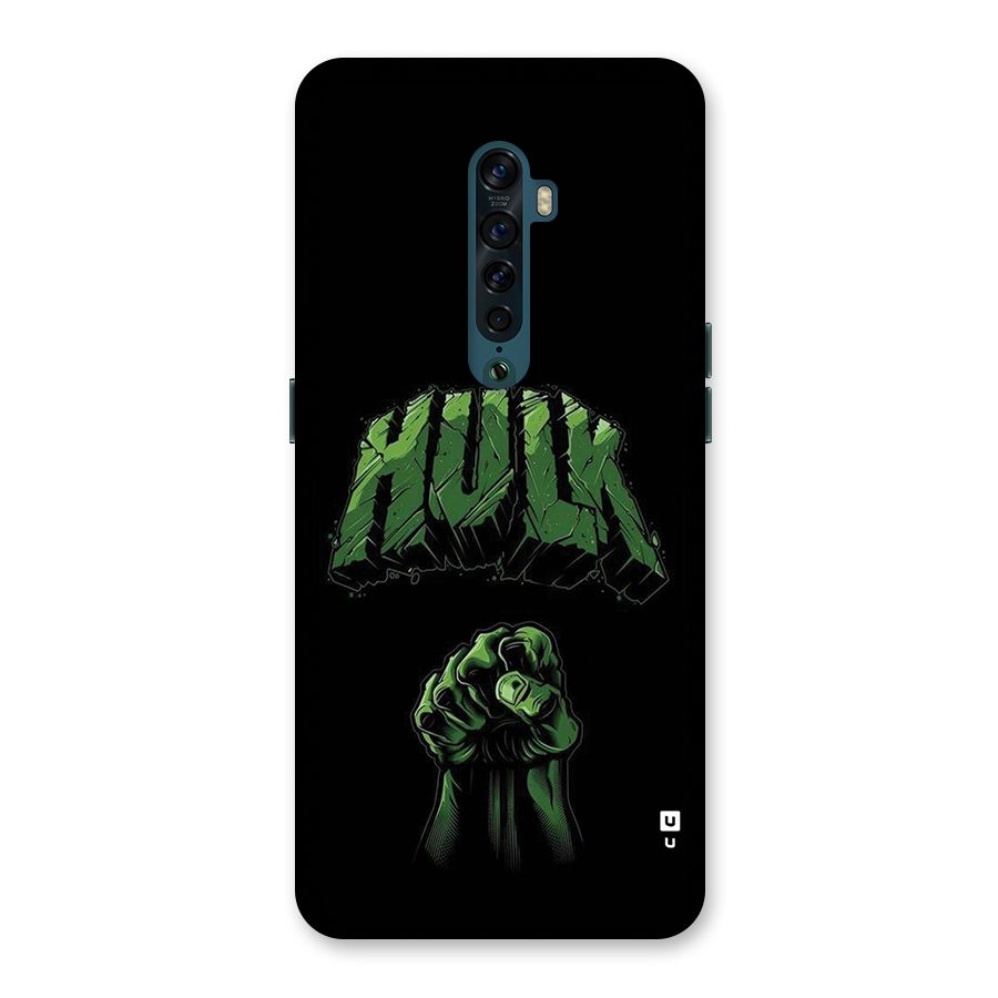 Green Punch Back Case for Oppo Reno2