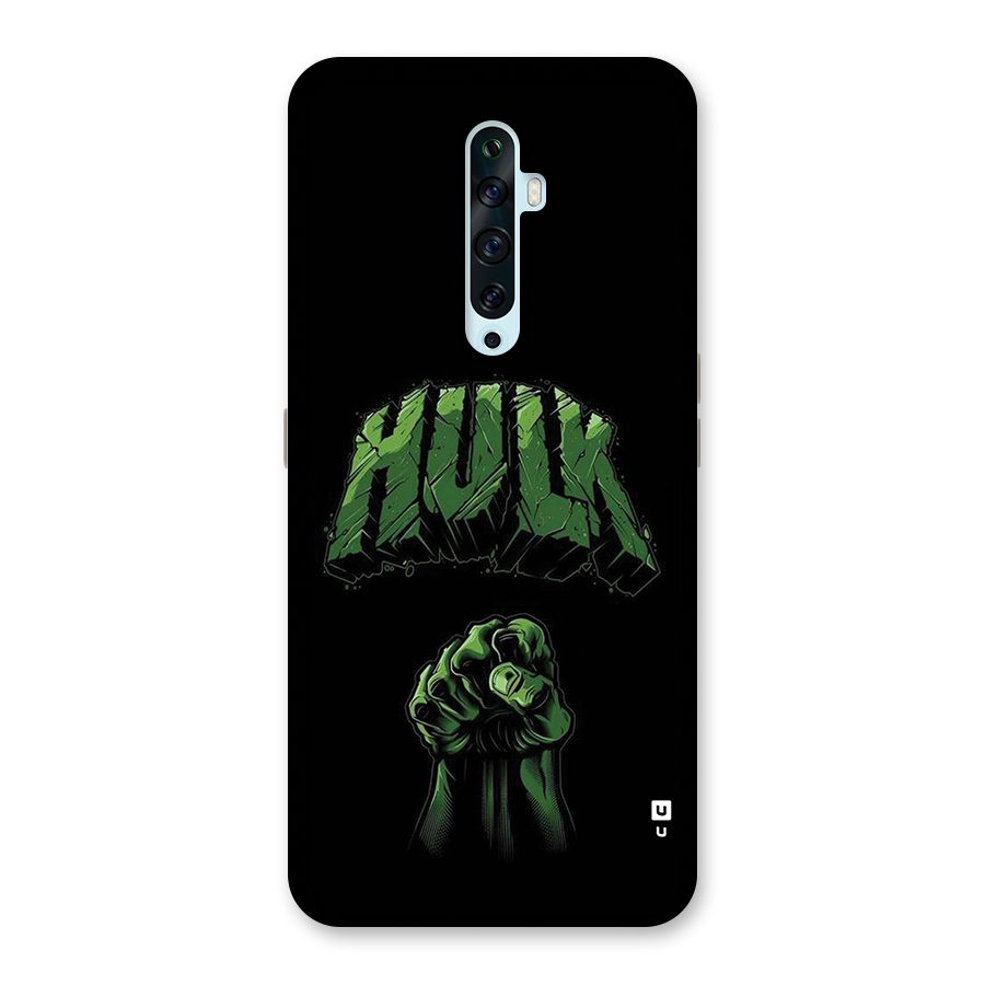 Green Punch Back Case for Oppo Reno2 Z