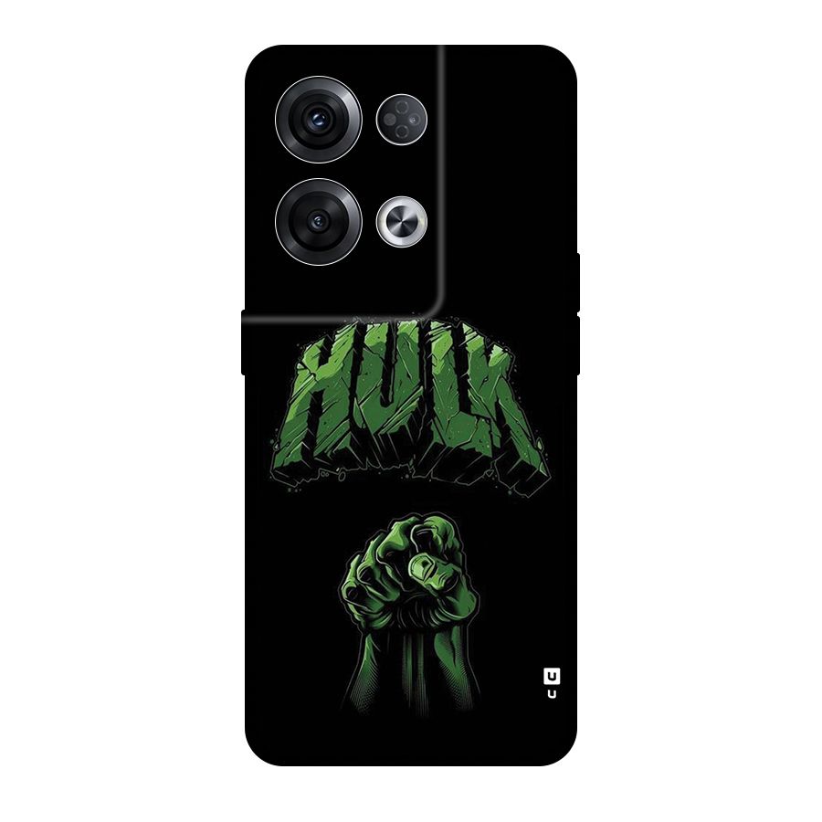 Green Punch Back Case for Oppo Reno8 Pro 5G